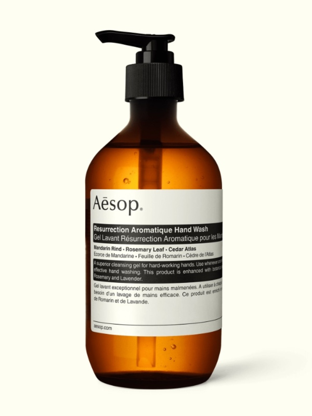 Aesop Resurrection Aromatique Hand Wash Gel Based Soap Brand New 16.9 oz bottle